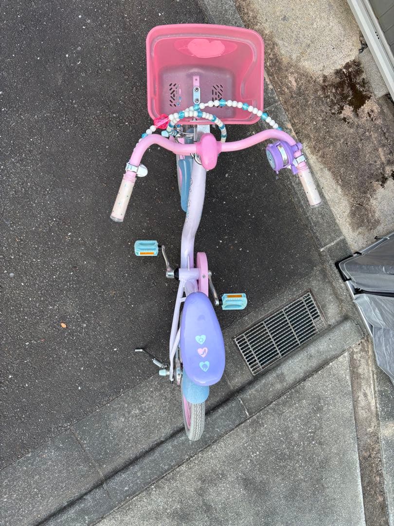 【神奈川県横浜市戸塚区】ディズニー プリンセス 自転車 女の子 子供用
