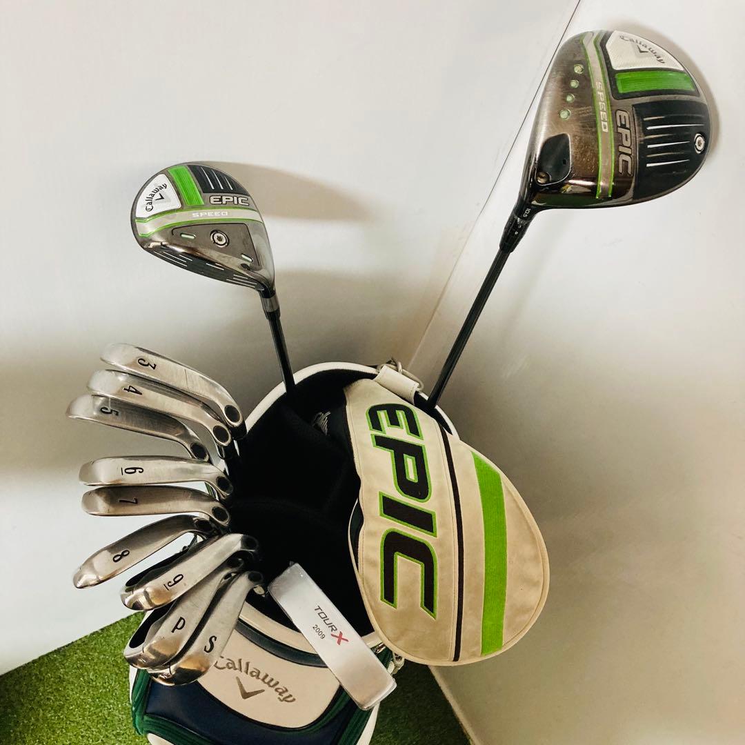 レフティ 左利き Callaway EPIC SPEED メンズ ゴルフセット