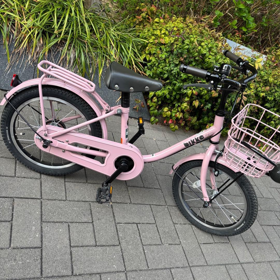 美品　ブリヂストン ビッケM 16インチ 補助輪付 ピンク 送料込み