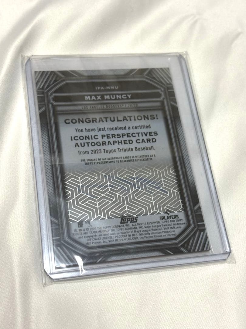 2023 Topps マックス・マンシー 直筆サイン 大谷翔平 同僚 25枚限定