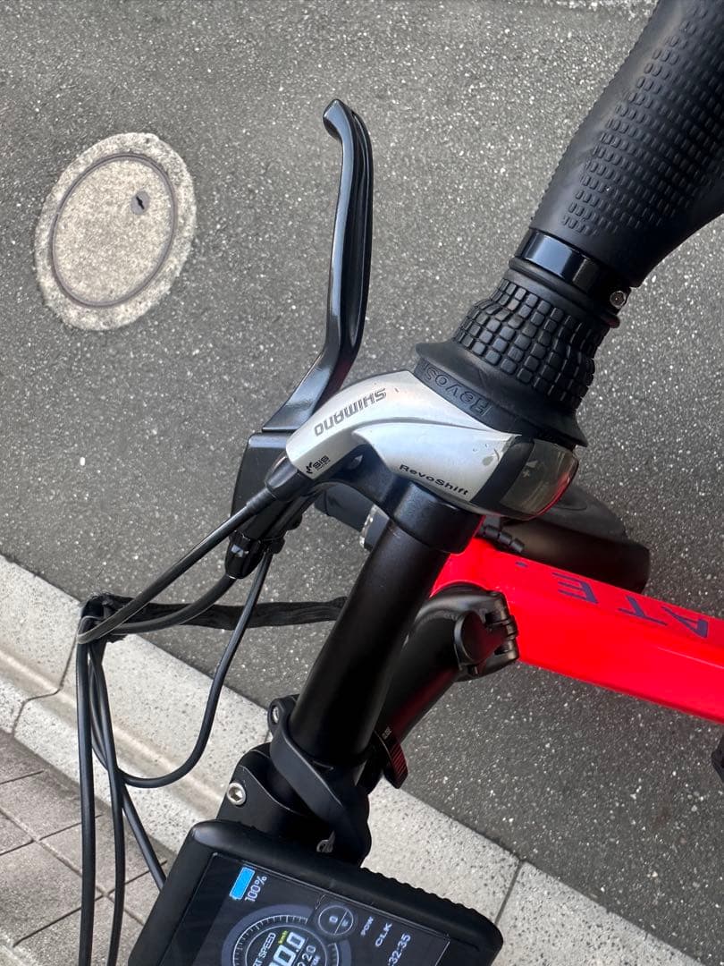 MATE X250 電動アシスト自転車 レッド