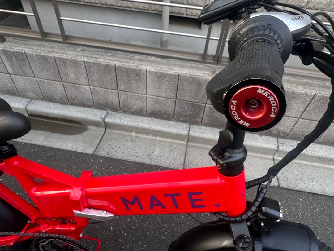 MATE X250 電動アシスト自転車 レッド