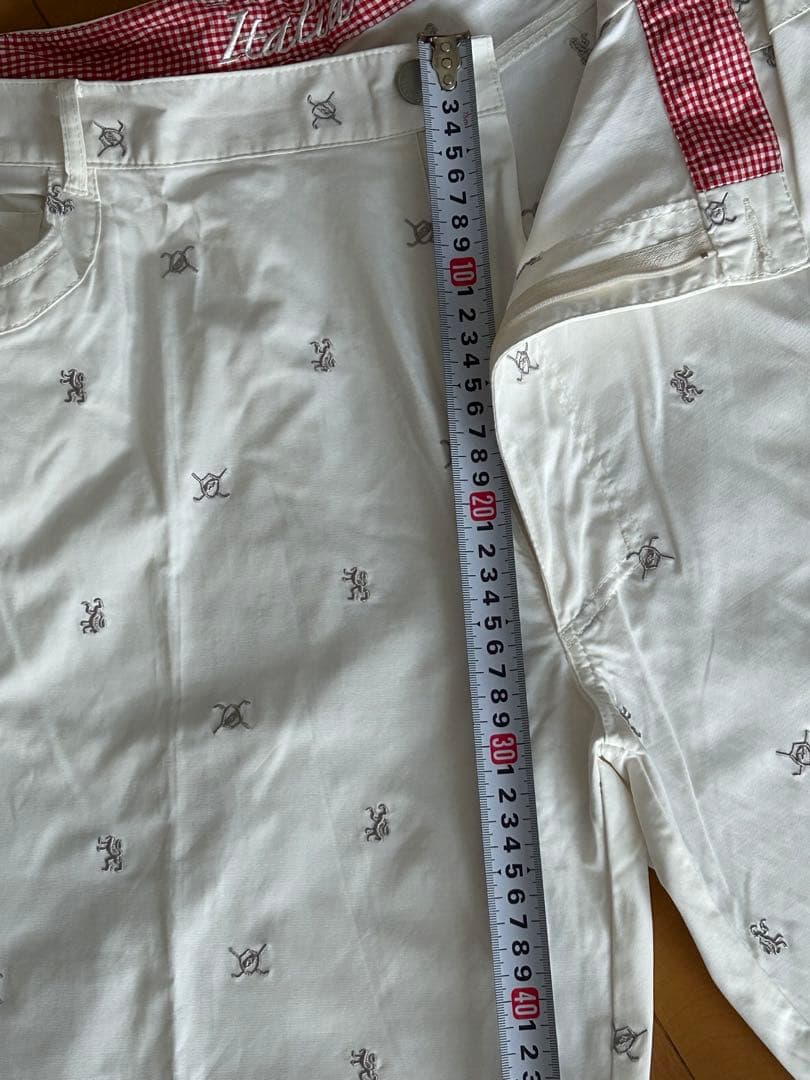 FILA GOLF 刺繍入りホワイトパンツ110サイズ‼️大特価