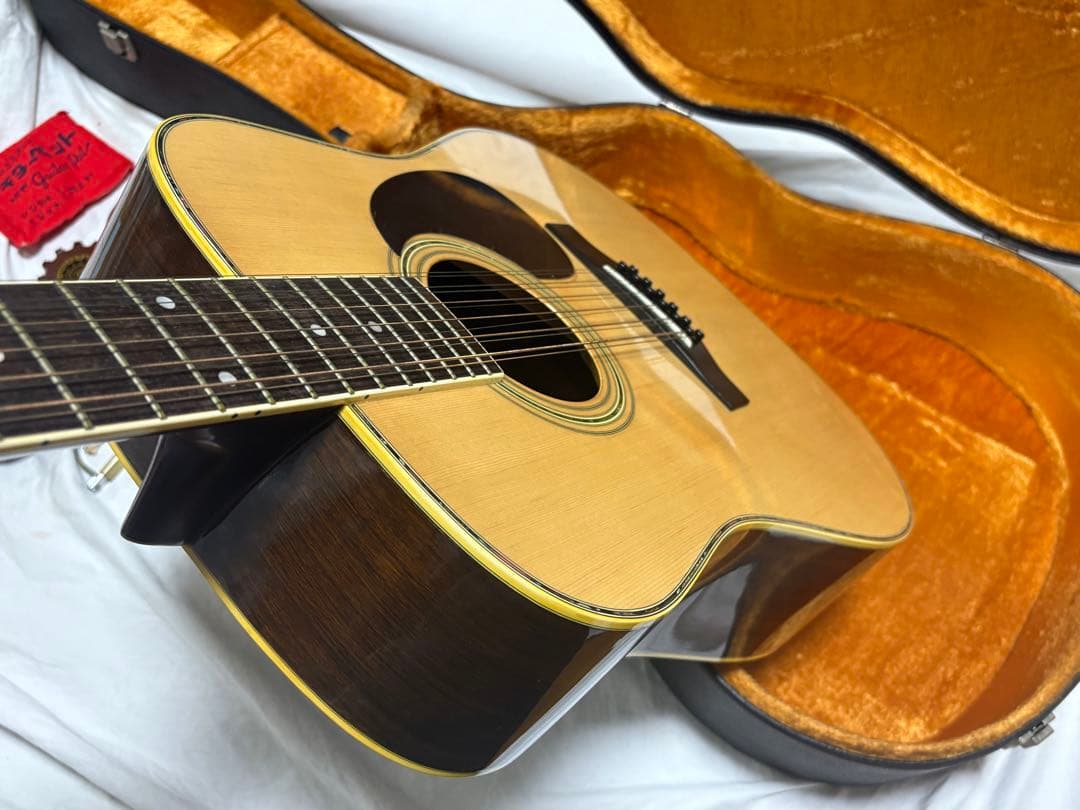Morris 12弦ギター　B-30 保証書とハードケース付き1923-10-1