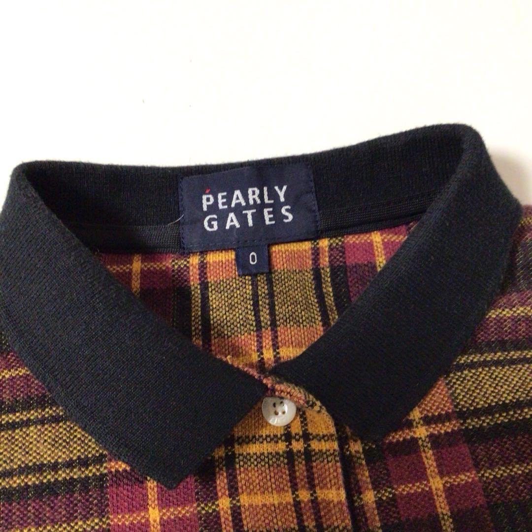 PEARLY GATES チェック ワンピース 半袖 マルチ 0