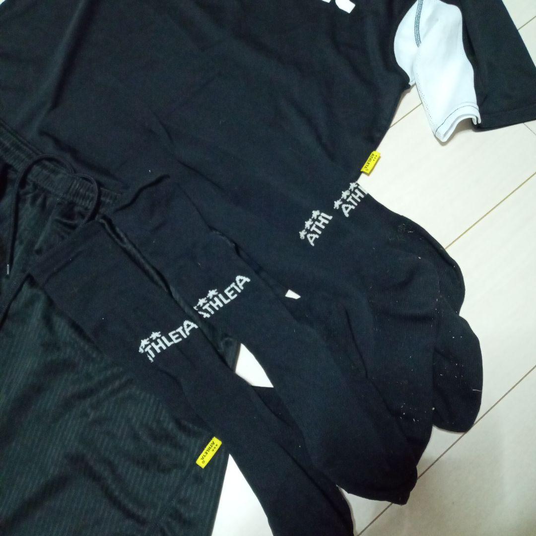 《ATHLETA》 CASCAVELフットサルウェア★4点セット★ブラック★