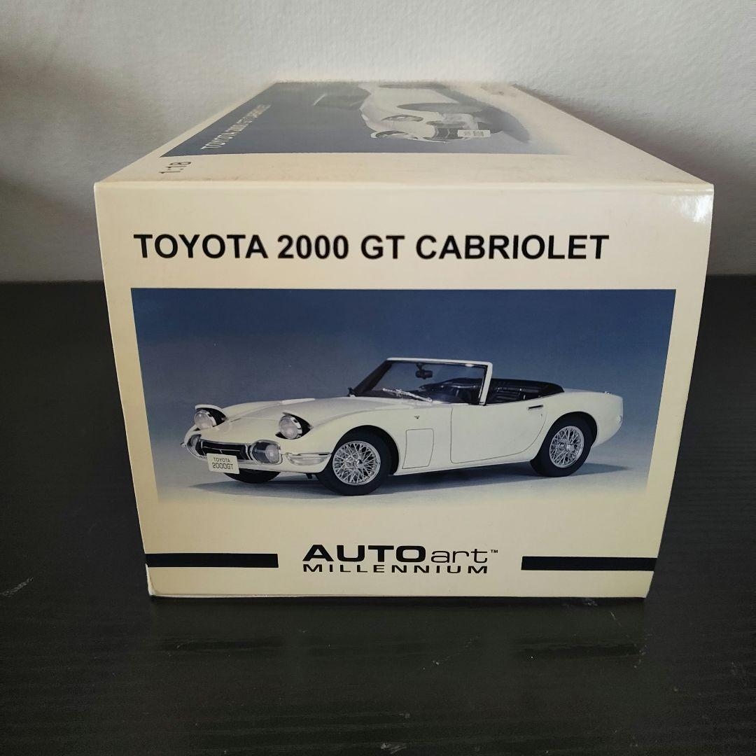 未開封　オートアート　トヨタ2000GT　オープン　白色　1/18スケール