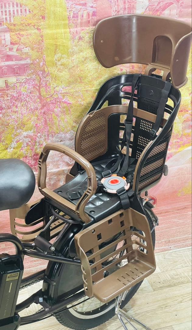 ZK3722 電動自転車 ブリヂストン アンジェリーノ 子供乗せ 20インチ