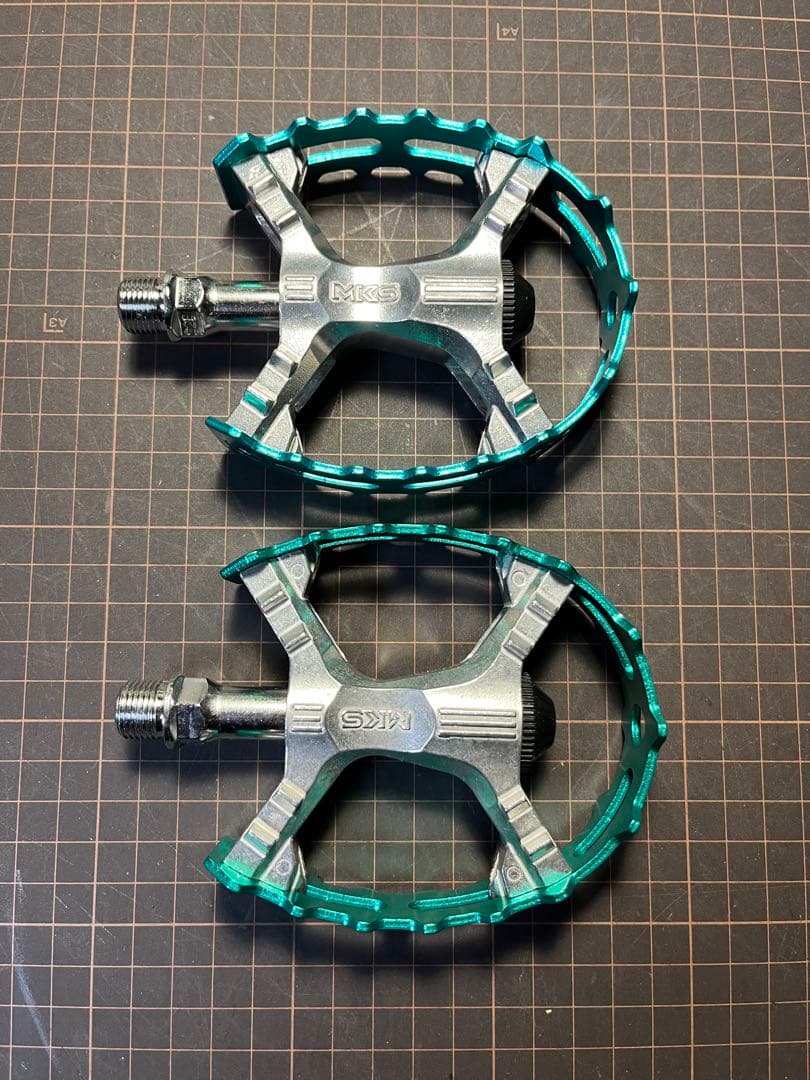 MKSペダル XC-III bear trap pedal ブルーラグ別注 復刻