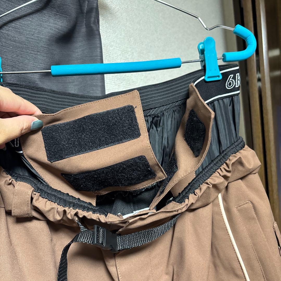 6KNOT スノボー　パンツ　Mサイズ　ブラウン　値引き相談OK！
