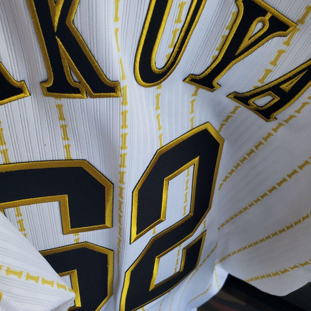 福岡 ソフトバンクホークス ユニフォーム 甲斐拓也TAKUYA 野球 ストライプ