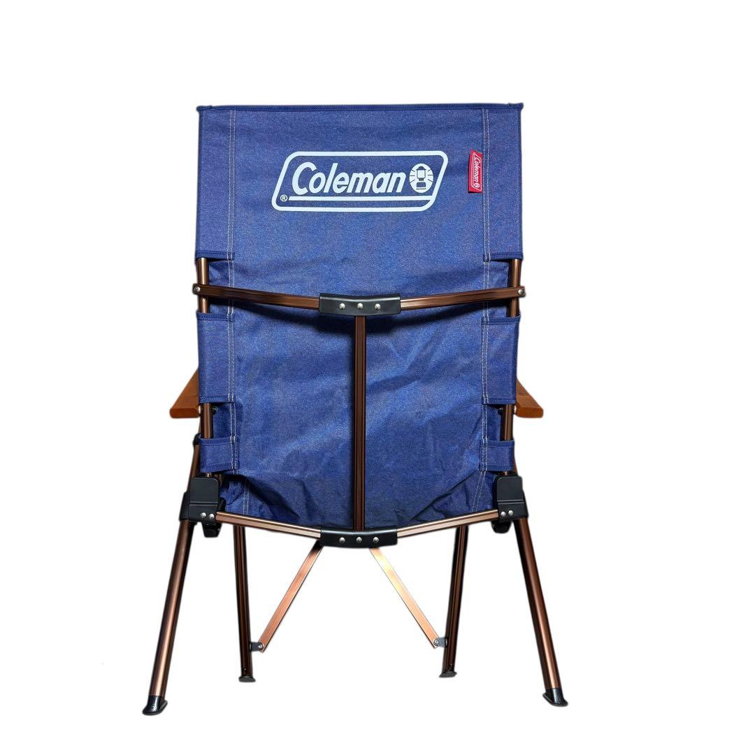 Coleman デニム　限定 廃盤 リクライニングチェア 3段階 ハイバック