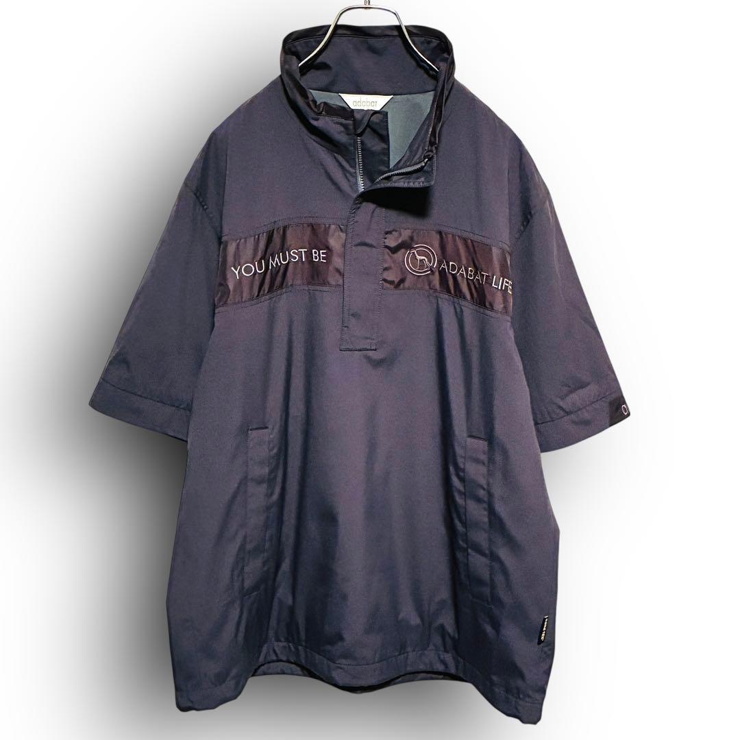 adabat GORE-TEX 2way防水ジャケット48 L 刺繍ロゴ