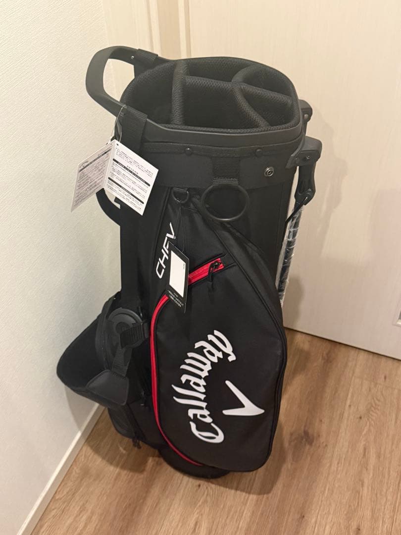 Callaway CHV 軽量ゴルフバッグ　ブラック×レッド　未使用