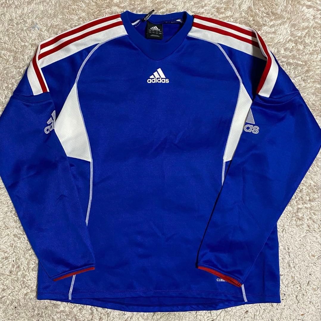 adidas アディダス　ジャージ　セットアップ　上下　ブルー　サイズL　ブルー