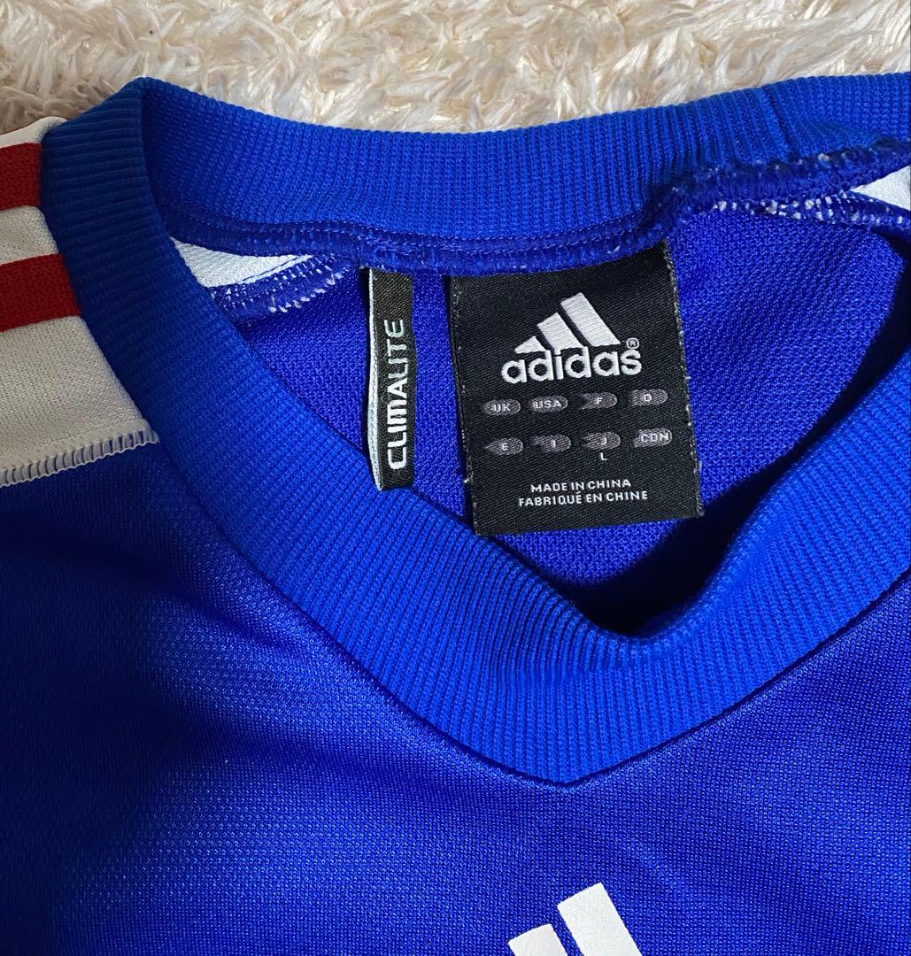 adidas アディダス　ジャージ　セットアップ　上下　ブルー　サイズL　ブルー