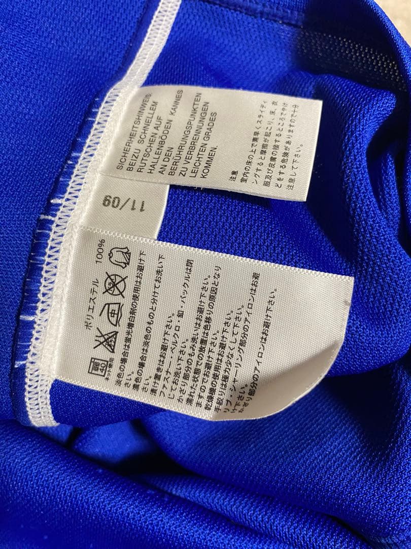 adidas アディダス　ジャージ　セットアップ　上下　ブルー　サイズL　ブルー