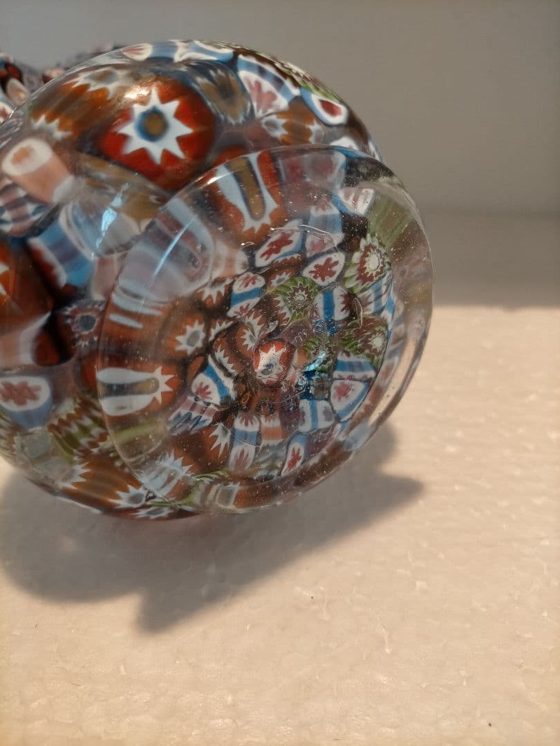 ムラーノ ミルフィオリ murano millefiori 花瓶