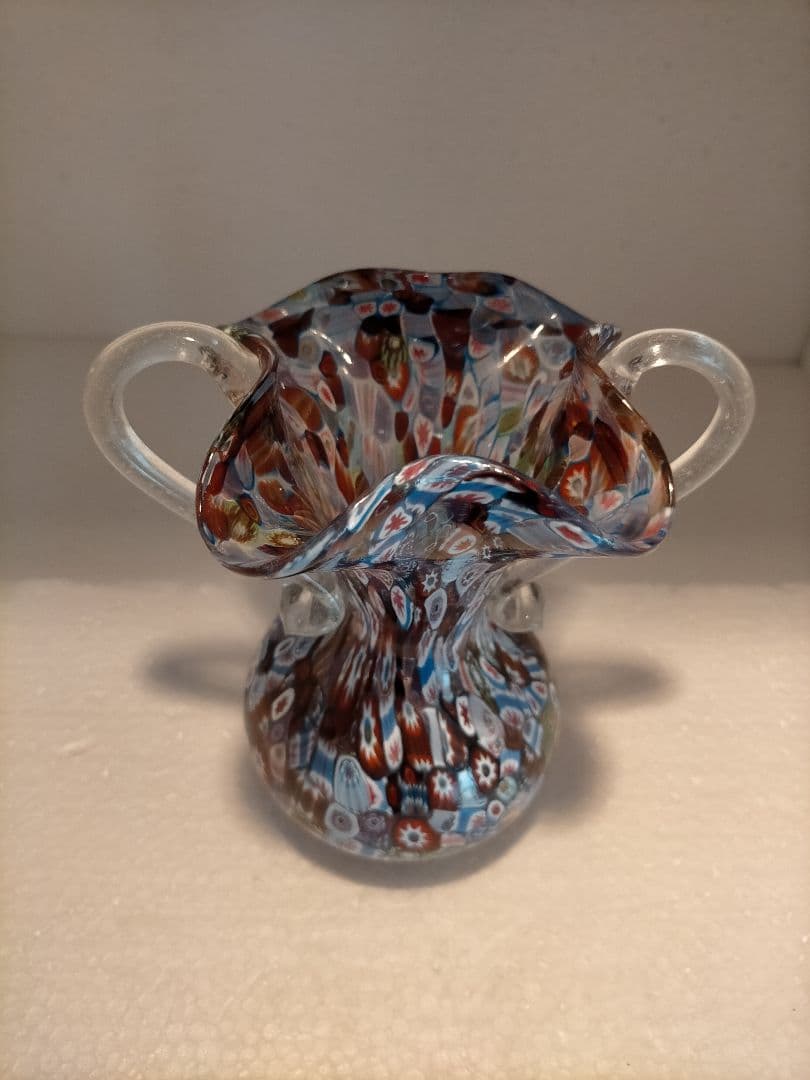ムラーノ ミルフィオリ murano millefiori 花瓶