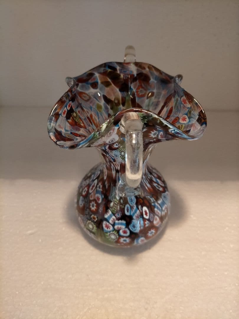 ムラーノ ミルフィオリ murano millefiori 花瓶