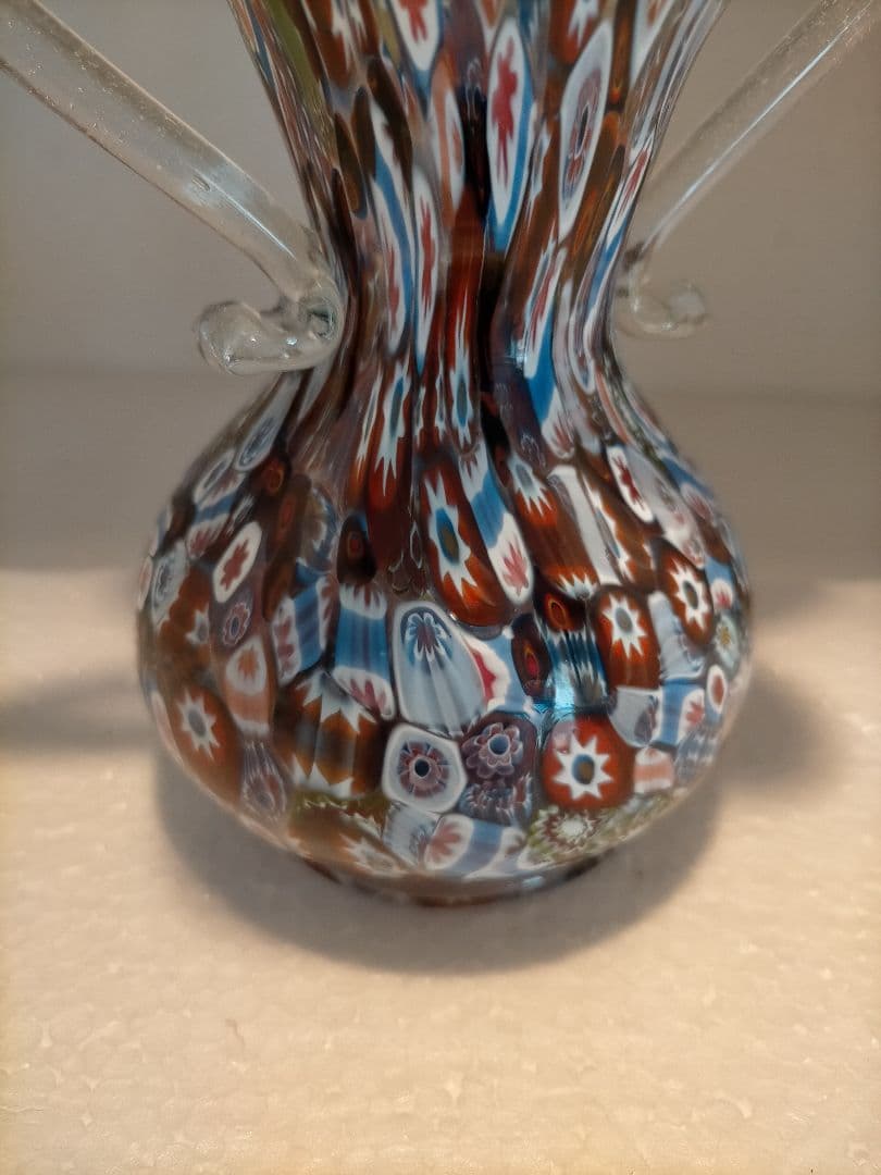 ムラーノ ミルフィオリ murano millefiori 花瓶