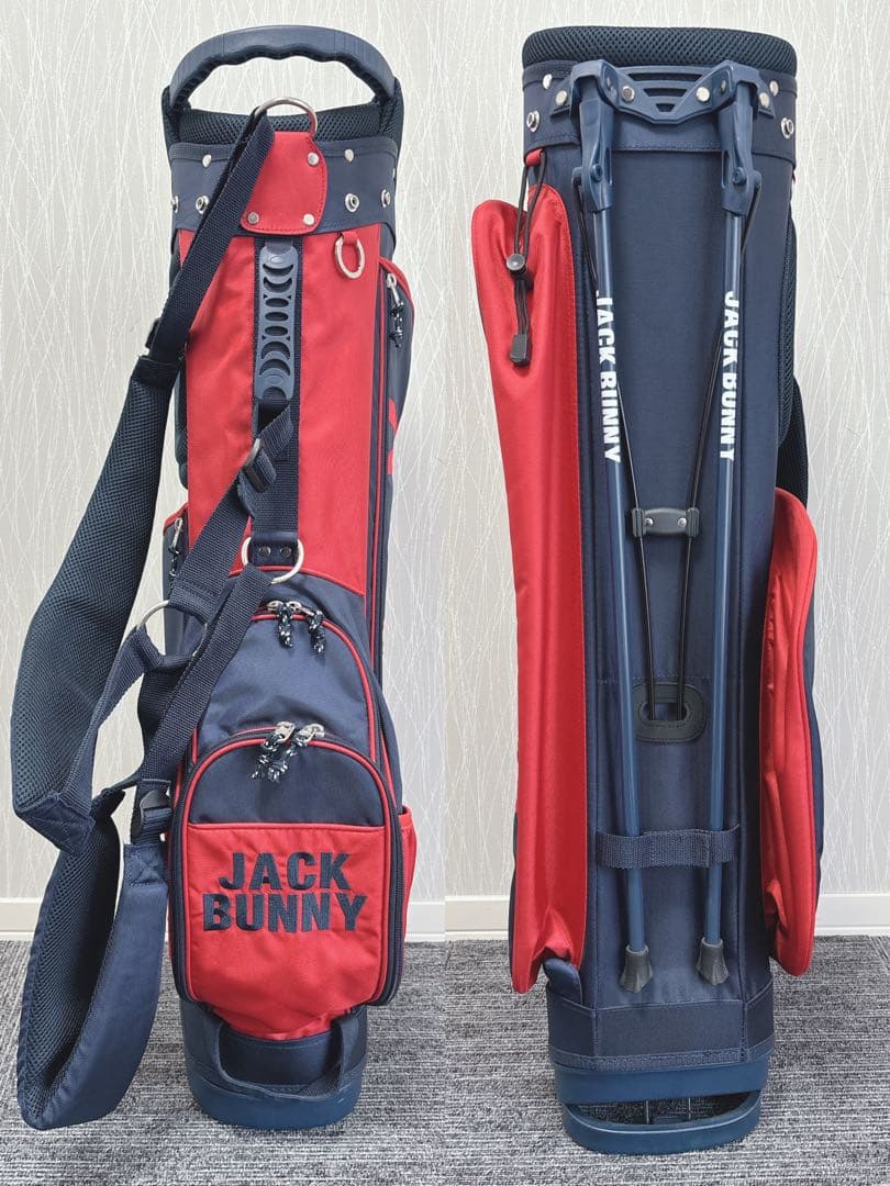 超美品❗️JACK BUNNY/ジャンクバニー スタンド式 キャディバッグ