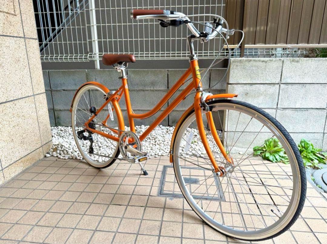 新品未使用 Panther シティサイクル 26インチ Orange