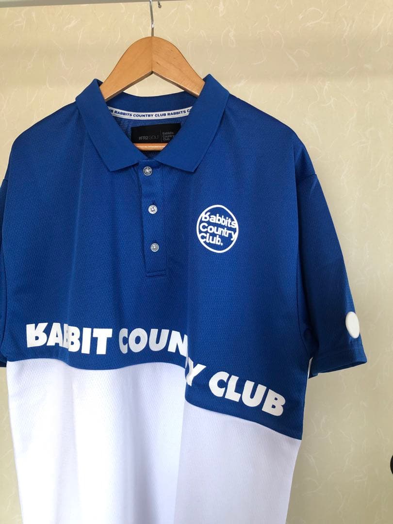 FR2 GOLF polo shirt ブルー 半袖