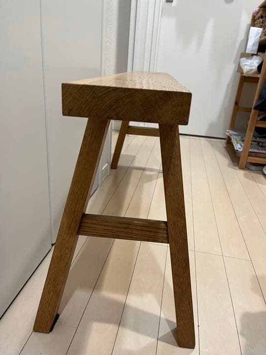 無印良品オーク材ベンチ
