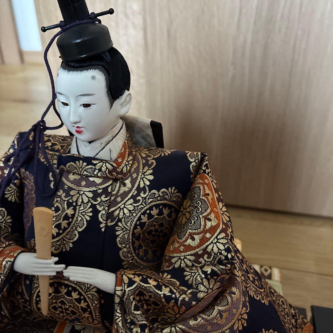 レトロ伝統的な雛人形セット