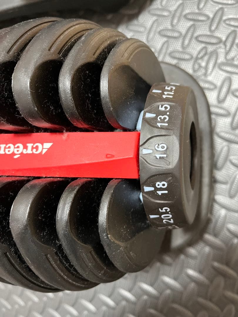 créer（クレエ） 可変式ダンベル 24kg×2個セット、インクラインベンチ