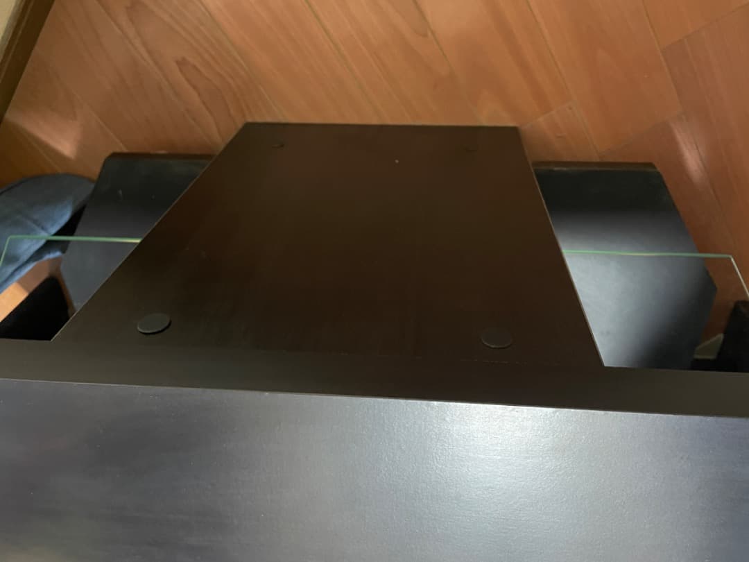 テレビ台 黒 木製（奥行き×横×高さ：35cm×90cm×42cm）