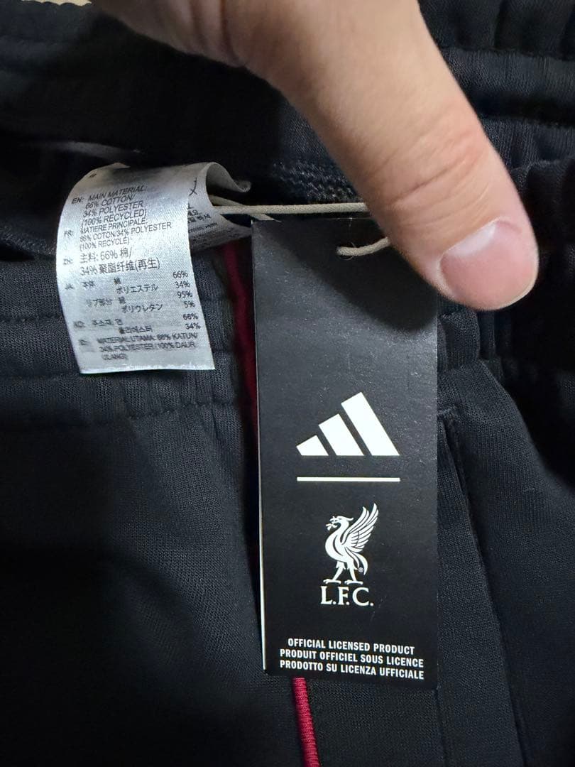 Liverpool FC adidas スウェットパンツ M ブラック