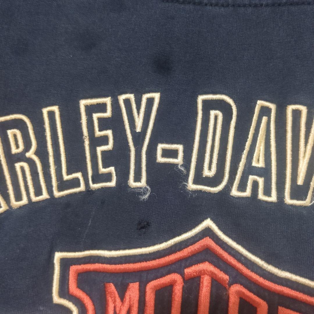 （Harley-Davidson）「バックロゴ フルジップ スウェットパーカー」