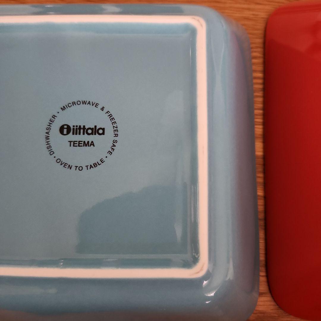 【 】イッタラTEEMA 　16㎝スクエアプレートマグカップセット