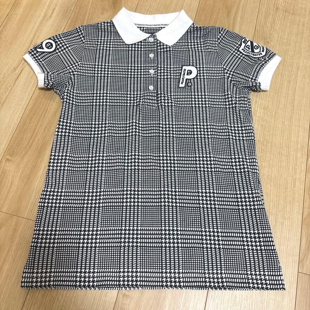 【新品】PEARLY GATES ポロシャツ 千鳥柄 サイズ0
