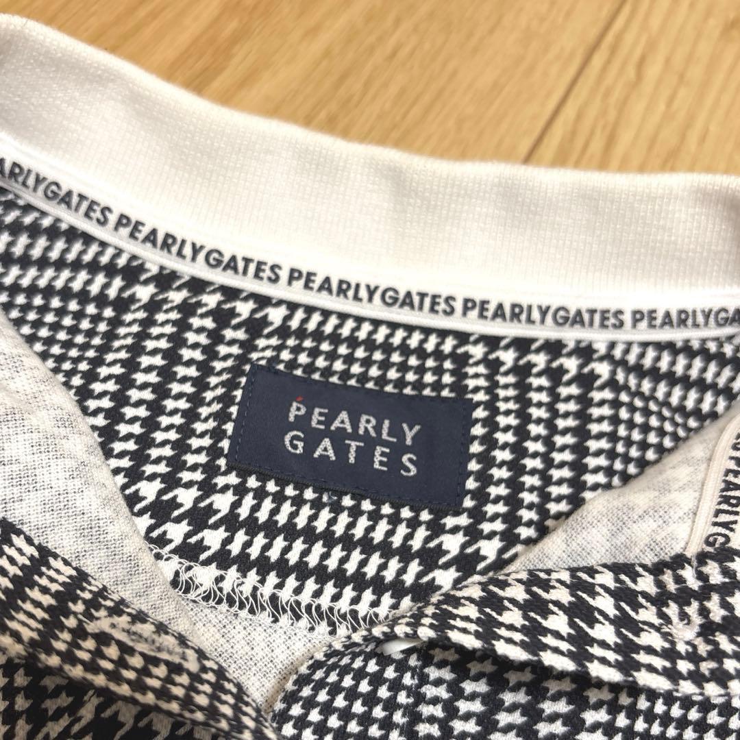 【新品】PEARLY GATES ポロシャツ 千鳥柄 サイズ0