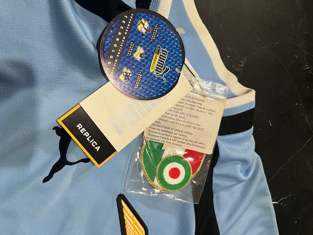 デッドストックPUMA SSラツィオ 00-01 NEDVED18 ユニフォーム