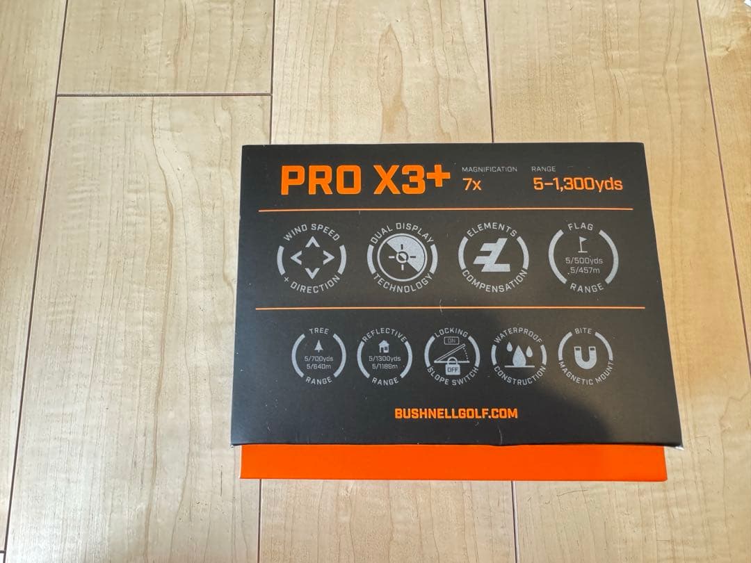 Bushnell Pro X3+ゴルフ用距離計