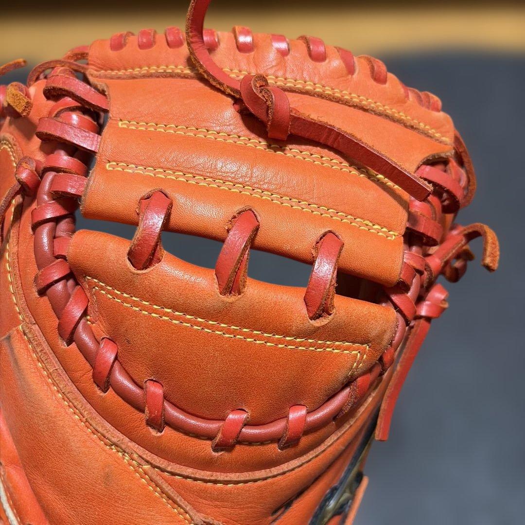 Mizuno Select9 軟式グローブ オレンジ