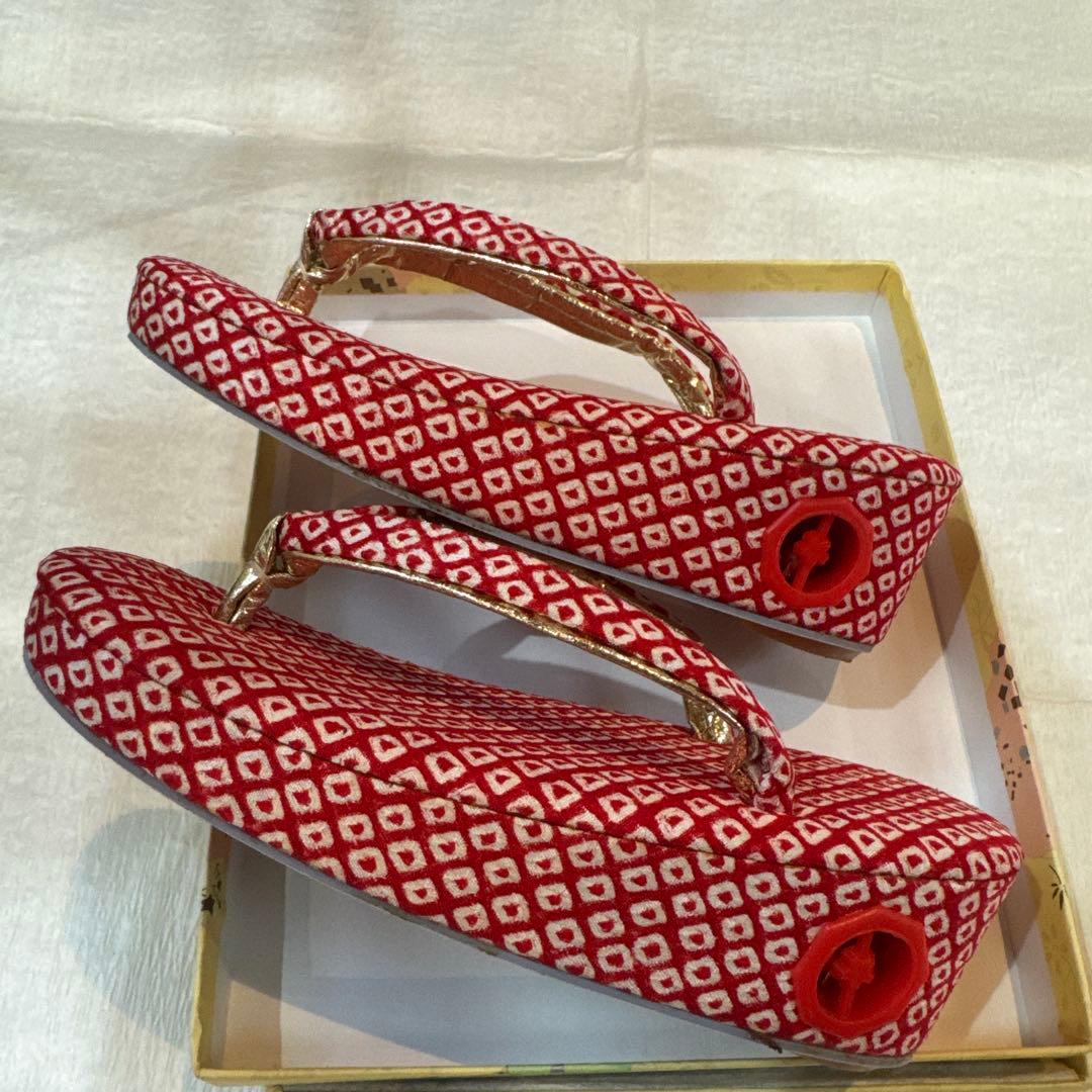 総額約6万円で購入！高島屋購入！正絹 被布　おまけの草履と髪飾り付き