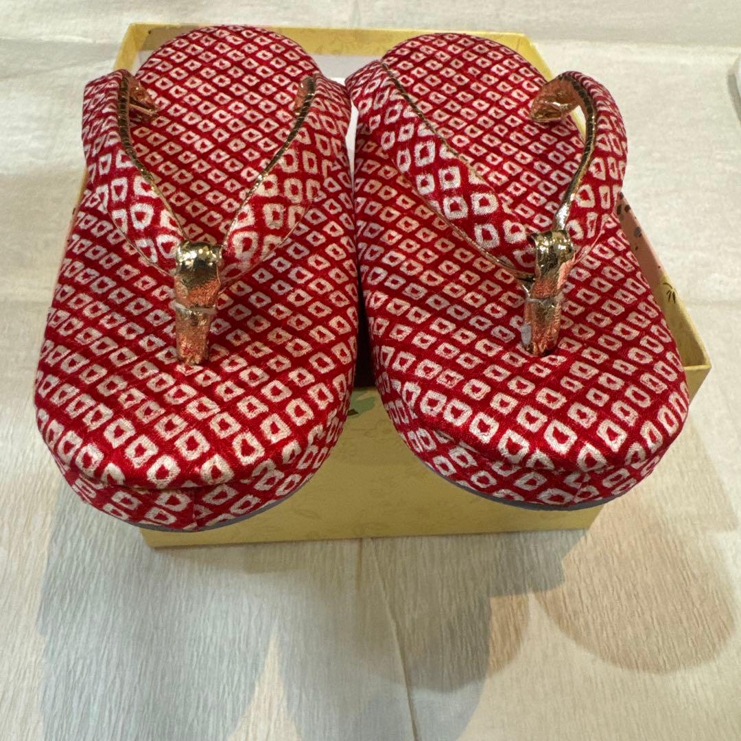 総額約6万円で購入！高島屋購入！正絹 被布　おまけの草履と髪飾り付き