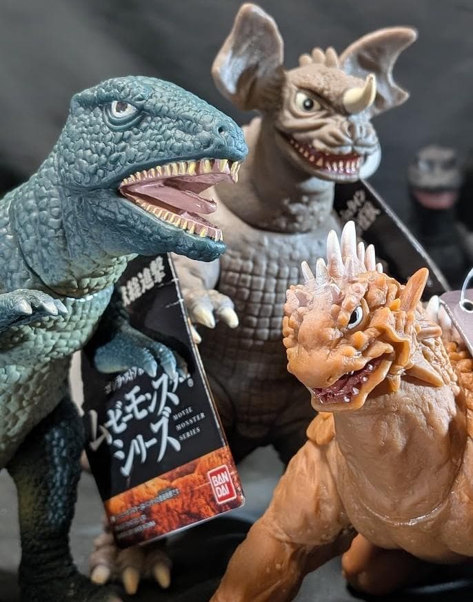 ゴジラ・バラン・バラゴン他（バンダイ）ムービーモンスターシリーズ１０体セット