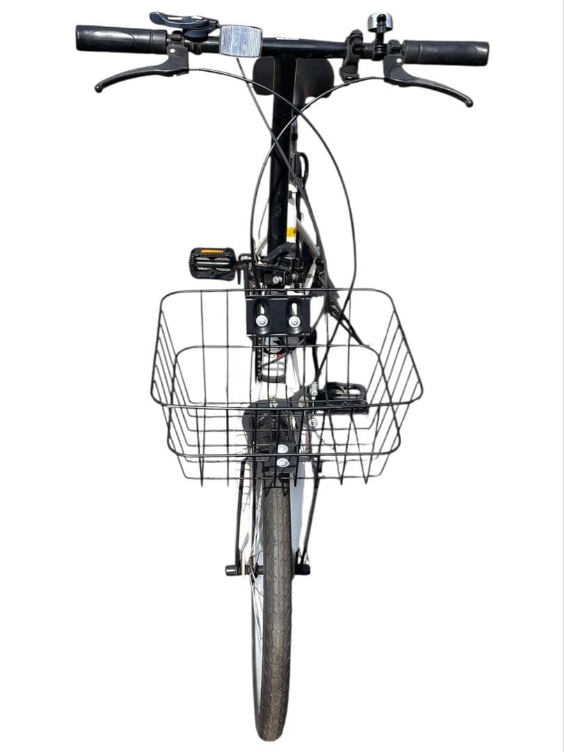 PANGAEA 折りたたみ自転車 ホワイト ノーパンクタイヤ
