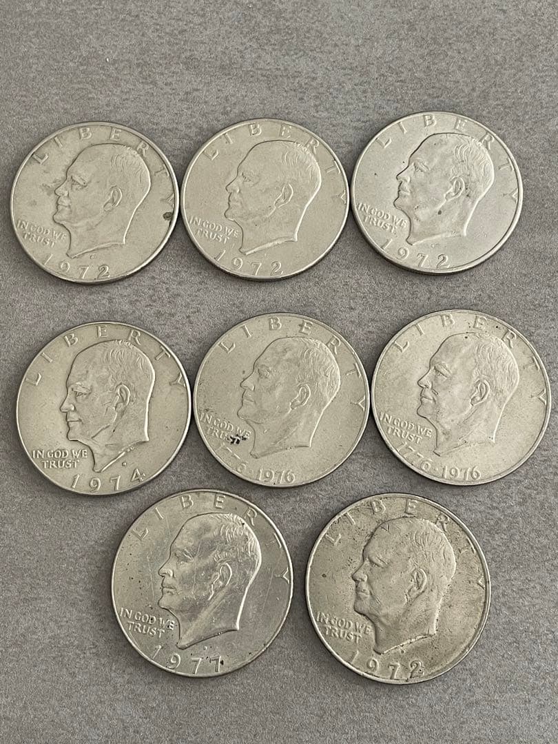 【アメリカ】1ドルアイゼンハワー・イーグル・ダラー硬貨1972年-1977年