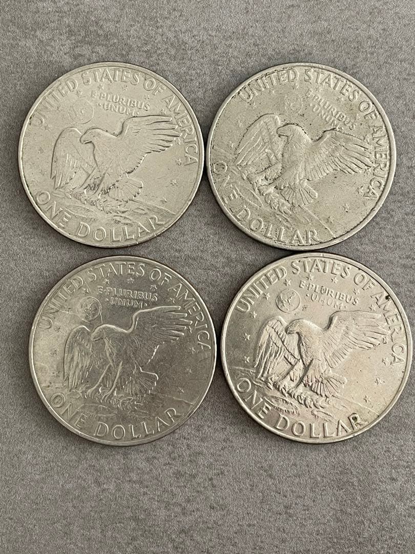 【アメリカ】1ドルアイゼンハワー・イーグル・ダラー硬貨1972年-1977年