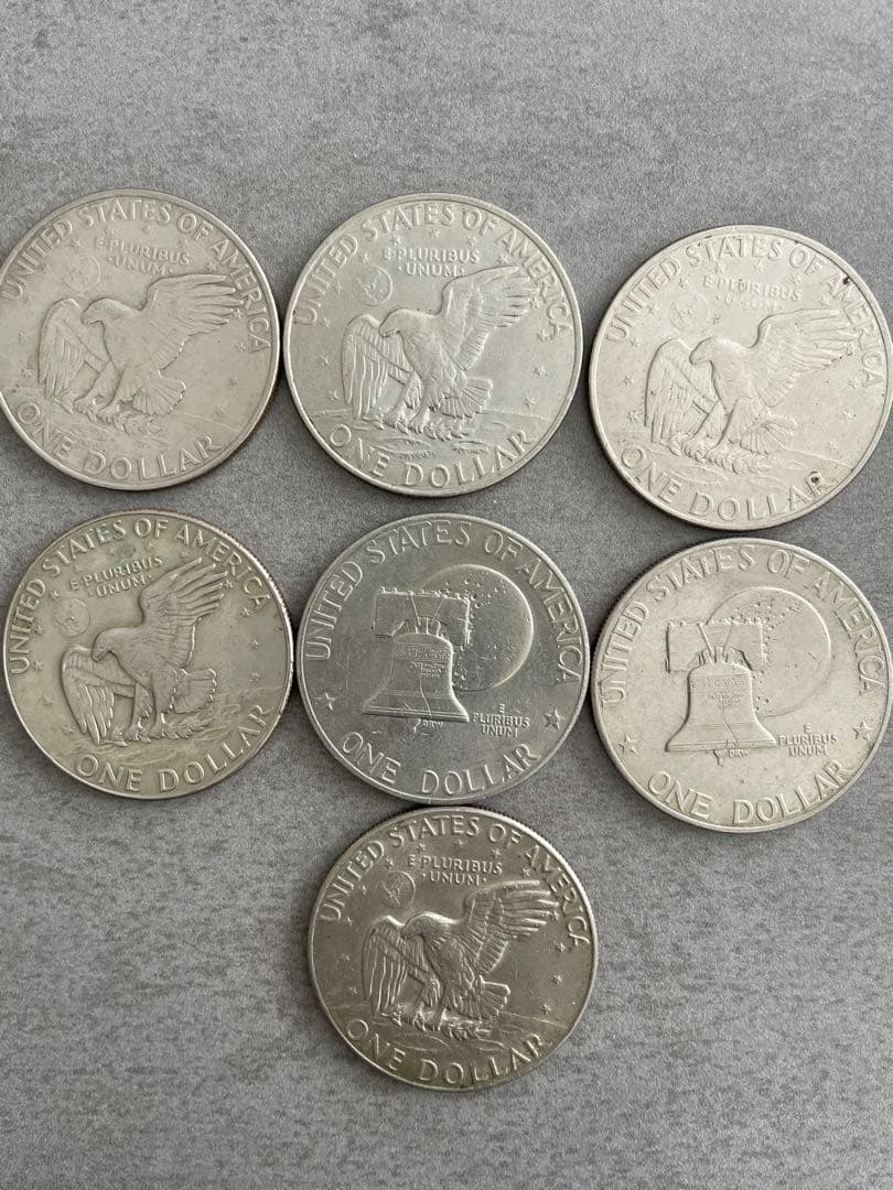 【アメリカ】1ドルアイゼンハワー・イーグル・ダラー硬貨1972年-1977年