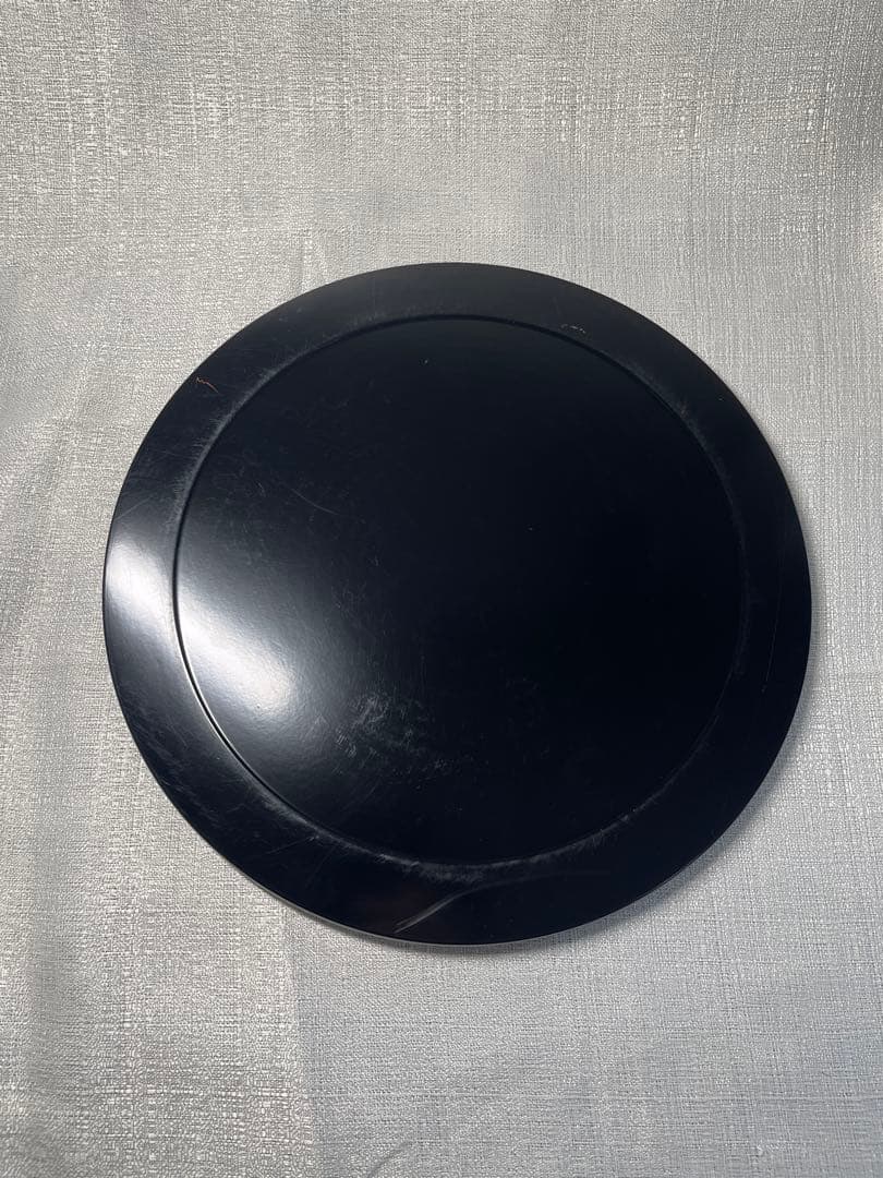 独楽盆　通喜造　木製漆器　独楽柄　トレー　約30cm昭和レトロ　盆　レア
