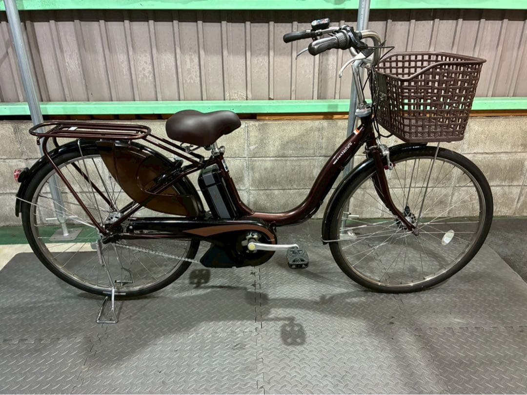 №8776電動自転車ヤマハPASナチュラ26インチ