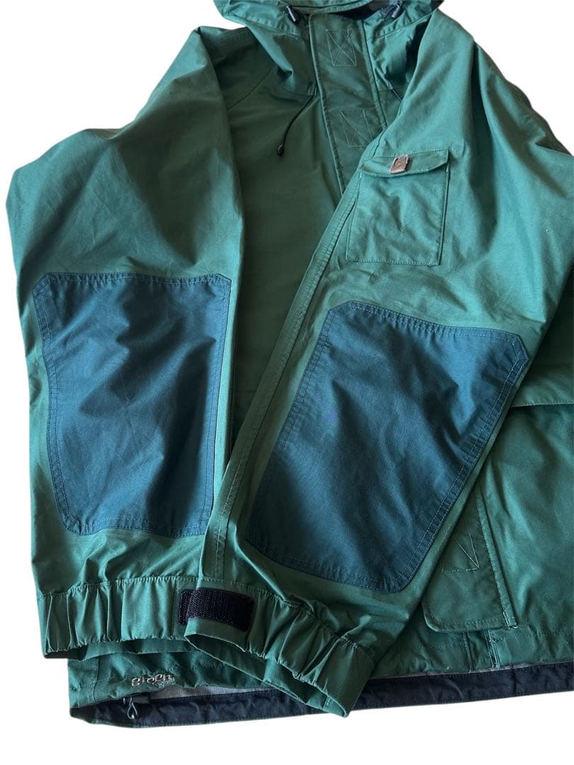 23-24 greenclothing ピースジャケット ダルグリーン 中古